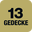 13 Maßgedecke